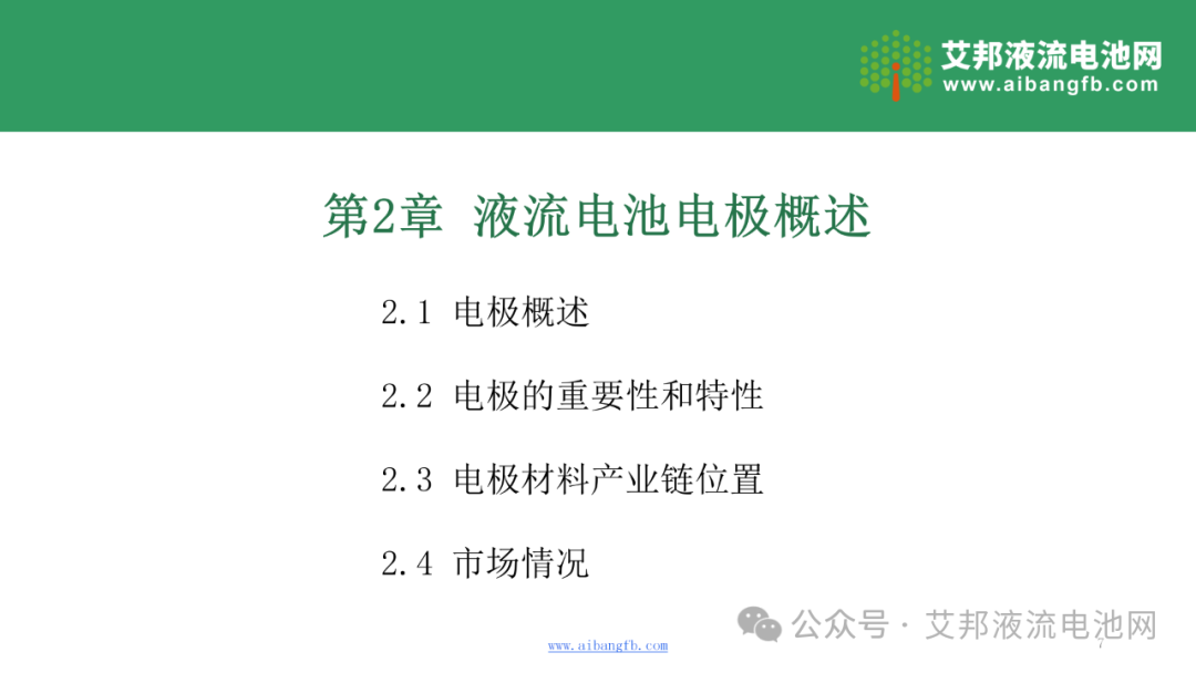 液流电池电极材料产业报告！